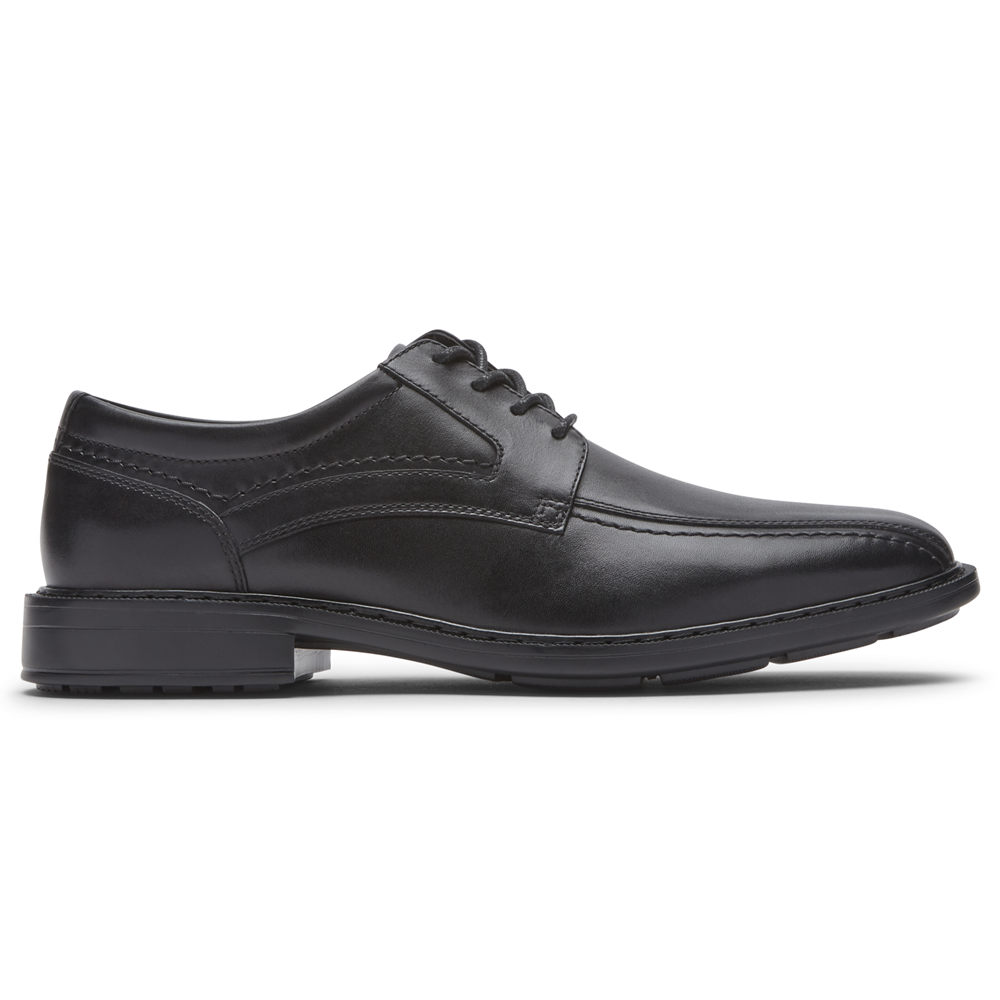 Rockport Singapore Mens Oxfords - Parsons Bike Toe Black - GR1520378